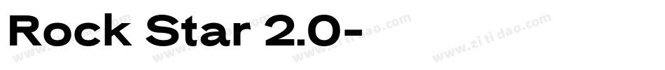 Rock Star 2.0字体转换